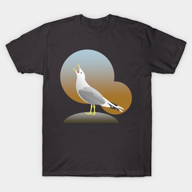 Mew gull T-Shirt by Zolinstudio